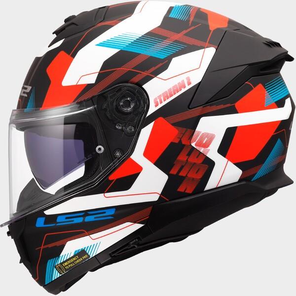 10216 6942141789472 168083801S casco moto integrale ls2 ff808 stream ii mika white blue red taglia s
