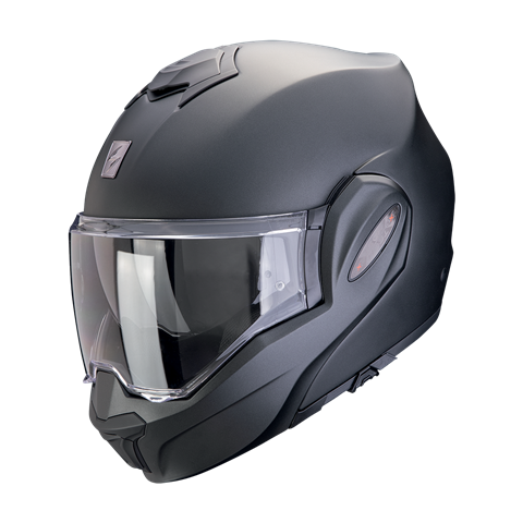 10221 3701629106049 119-100-285-05 casco moto modulare p/j scorpion exo-tech evo pro nero perla opaco taglia-l