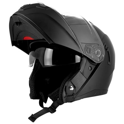 10237 3662775350772 MNO1F1005 casco moto modulare s521 dualist nero opaco taglia xl