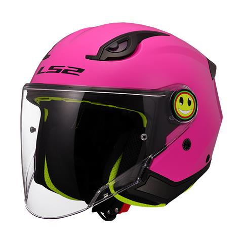 10301 6942141775093 366221046-S ls2 casco of622 funny ii solid pink per i piccoli rider taglia bimbo s