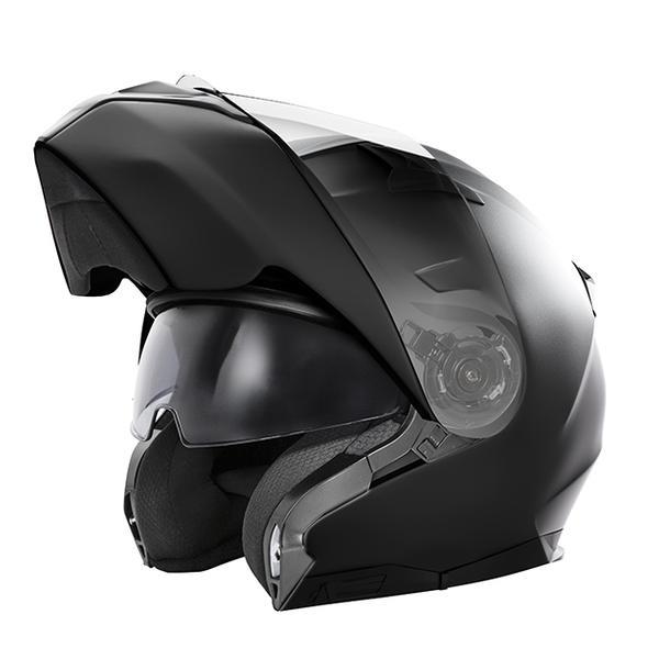 10314 3666689077336 407-21MA-A01-08-S casco moto modulare stormer spark solid nero opaco taglia s