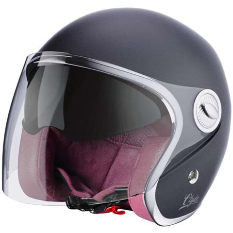 10315 3666689022435 408-C01-A01-08-S casco moto jet vintage stormer clyde solid nero opaco taglia s