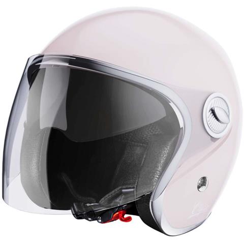 10317 3666689023029 408-C01-A11-07-XS casco moto jet vintage stormer clyde solid pale rosa lucido taglia xs