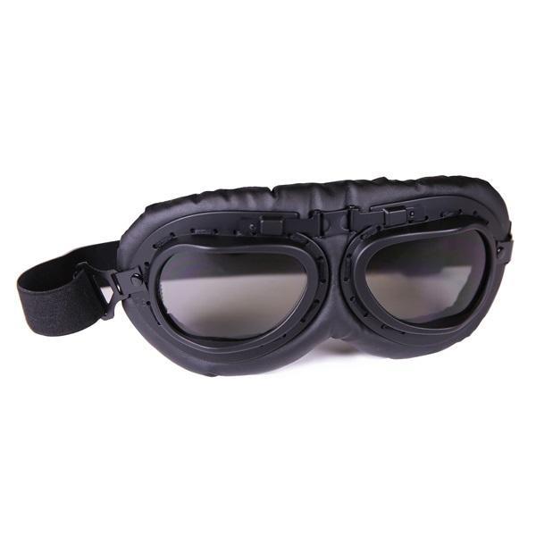 10318 3701030080860 401-2710-T01 occhiali moto vintage af195c nero opaco lente fumo