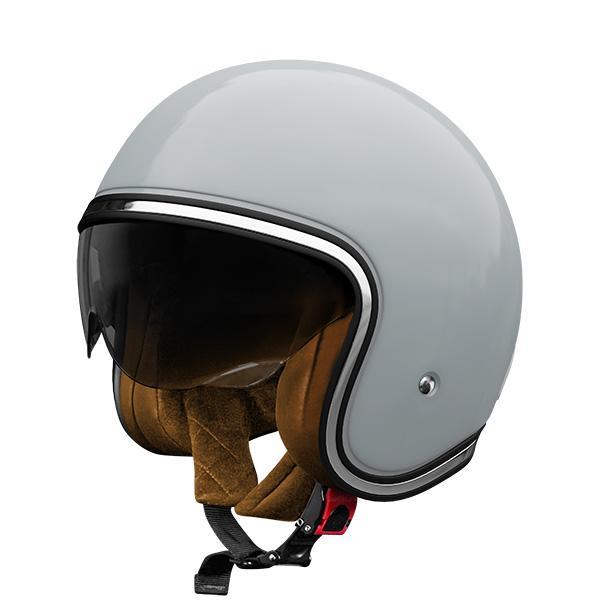 10367 3666689126256 405-21JH-A03-08-S casco moto jet vintage stormer aura solid nardo_grey_glossy taglia s
