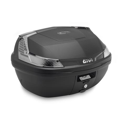 10373 8019606147820 B47NTML givi bauletto b47 nero tech monolock® 47 lt con catadiottri fumé