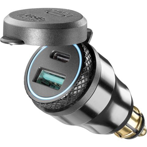 10378 8018080377259 ACCDIN2USBTYPEC cellularline adattatore usb type c per presa din