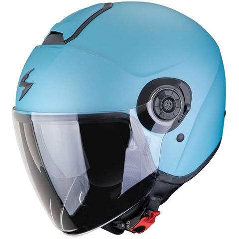 10387 3701629127570 183-100-348-05 scorpion casco jet exo-city ii celestial blu opaco taglia-l
