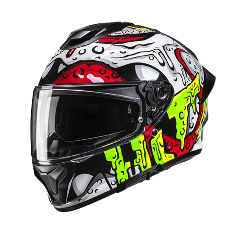 10422 8804269128404 18554107-S casco moto integrale hjc c71 squeeze mc41 taglia s