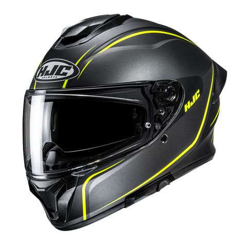 10425 8804269103715 18547308-M casco moto integrale hjc c71 quez mc3hsf titan/nero/giallo taglia m