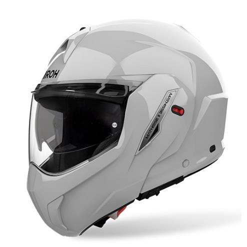 10442 8029243382430 AI59A13MT211C-M casco moto modulare doppia omologazione p/j airoh mathisse ii colore grigio cemento taglia m