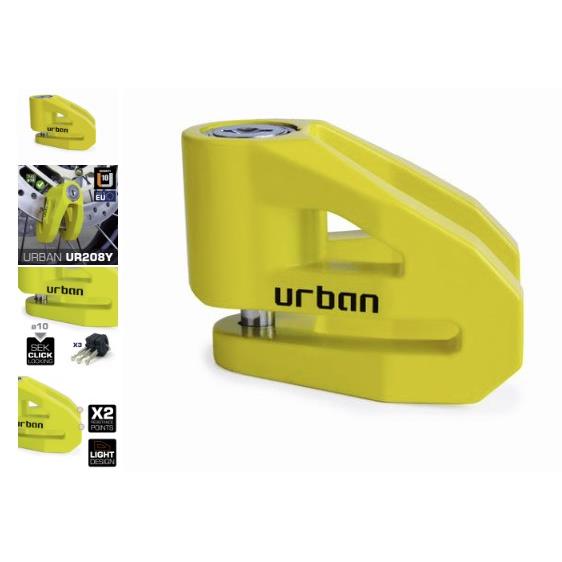 10456 8423885920645 UR208Y sifam urban disc moto/scooter diam.10 giallo cavo ricordami