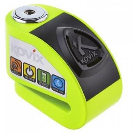 3982 4897049900059 KD6-FG KOVIX BLOCCADISCO SONORO 110DB - PERNO 6 MM - GIALLO FLUO