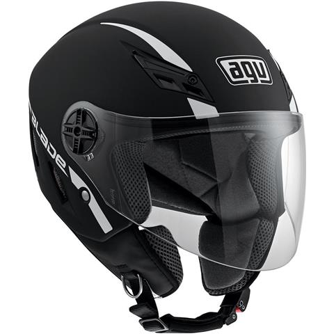 AGV CASCO JET BLADE SOLID-FLAT BLACK TAGLIA - XS