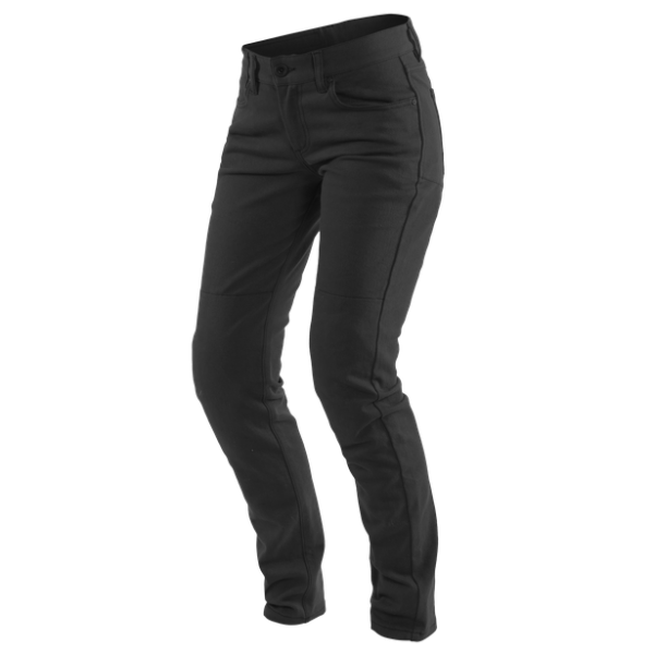 6664 8051019310644 202755152 001 26 DAINESE PANTALONE CLASSIC SLIM LADY TEX NERO TAGLIA-26