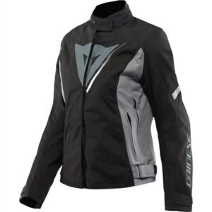 7178 8051019387462 202654331 24G 44 DAINESE GIACCA MOTO DONNA VELOCE D-DRY LADY BLACK / CHARCOAL-GREY / WHITE TAGLIA 44
