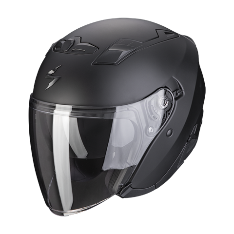 7598 3399990097204 23-100-10-02 SCORPION CASCO JET EXO-230 SOLID NERO OPACO TAGLIA XS