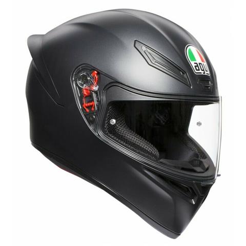 8030 8000958403610 2118394017 029-S agv casco moto integrale k1 s e2206 solid matt blk taglia-s
