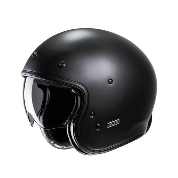 8841 8804269411209 16557010-XL HJC CASCO JET V31 SOLID SEMI MATT BLACK TAGLIA-XL