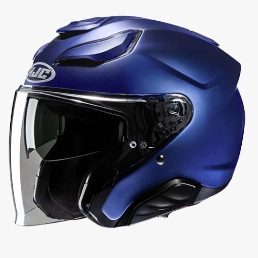 8843 8804269443446 16323508-M HJC CASCO JET F31 SEMI FLAT METALLIC BLUE TAGLIA-M