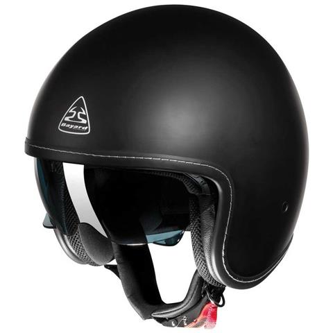 8988 8719451119088 107490 XL 02 CASCO VINTAGE BAYARD XP-18 S V2 JET HELM NERO OPACO TAGLIA XL