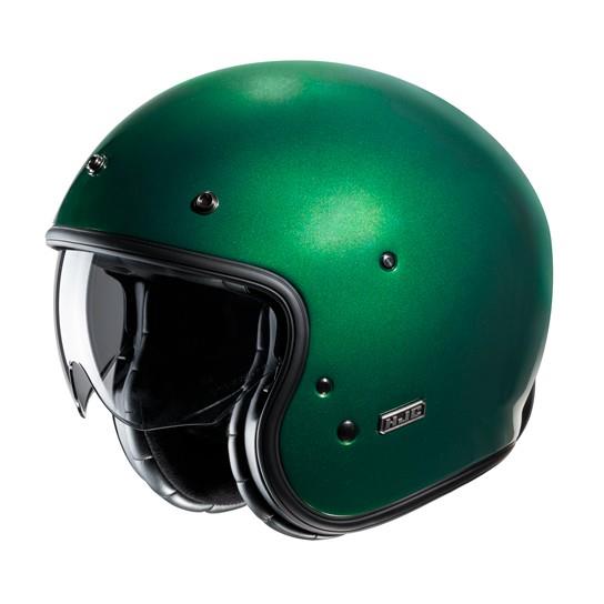 9006 8804269411124 16553709-L HJC CASCO JET V31 SOLID DEEP GREEN TAGLIA-L