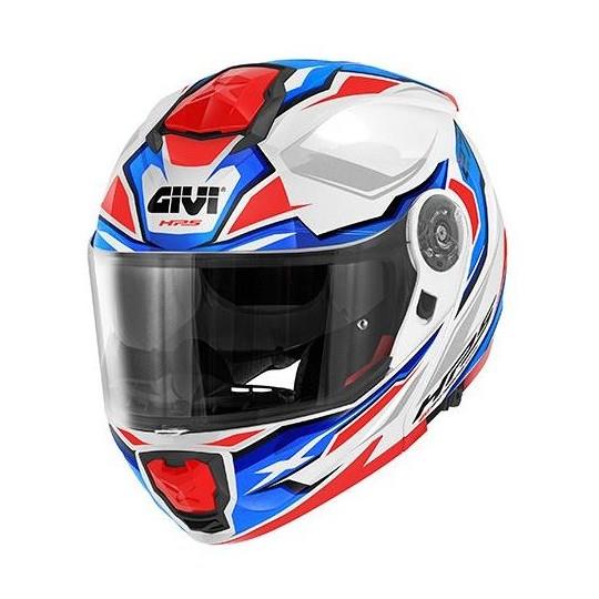 9054 8019606295071 HX27FSEWB61 GIVI CASCO MOTO MODULARE P/J X.27 SECTOR BIANCO BLU ROSSO TAGLIA XL