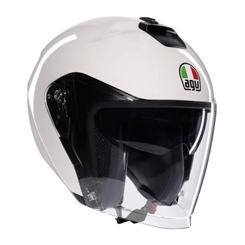 9241 8051019737724 2118469001 003-L AGV CASCO JET MOTO IRIDES MATERIA WHIYE TAGLIA-L