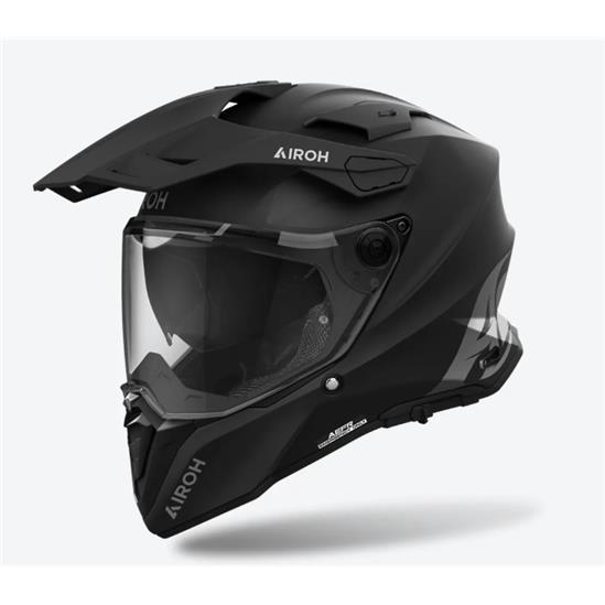 9249 8029243369882 AI54A13111E0C CM211-S AIROH CASCO MOTO ADVENTURE COMMANDER 2 COLOR NERO OPACO TAGLIA S