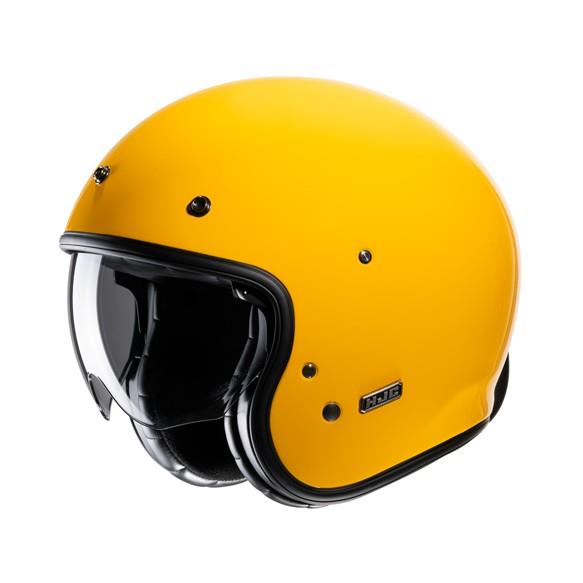 9277 8804269410967 16552107-S HJC CASCO JET V31 SOLID DEEP YELLOW TAGLIA-S