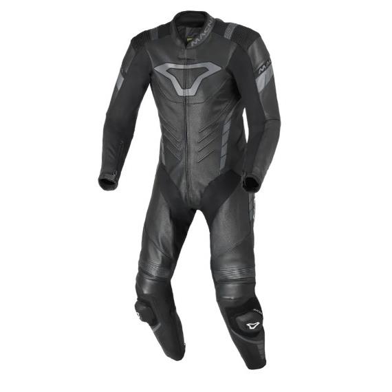 9375 9100000093758 166 4210 101-50 macna tuta pelle intera per motociclisti sportivi colore nero taglia 50