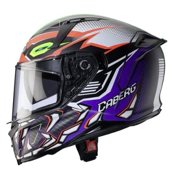9470 8002391090846 C2QL60P2-XL caberg casco moto integrale avalon x gurkha nero opaco/arancio/verde fluo taglia xl