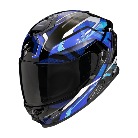 9632 3701629114891 150-465-340-04 scorpion casco integrale exo-gt sp carbon air augusta nero/grigio/blu taglia m