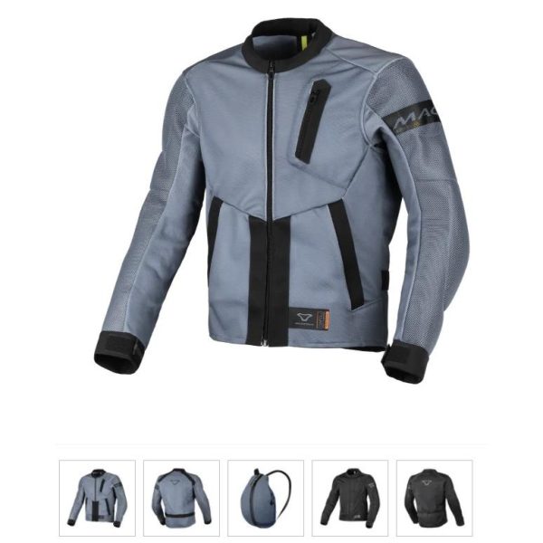 9640 8718913157545 165 3625 XXL 810 macna giacca da moto estiva torido uomo che si trasforma a zaino grigio/nero taglia xxl