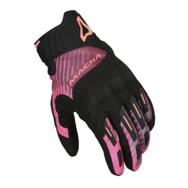 9839 8718913125759 190 6254 136-S macna guanto moto octar 2.0 donna nero/fuxia taglia s