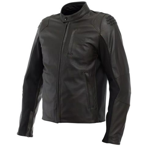 9896 8051019696823 2015300027 005-50 dainese giacca moto in pelle istrice dark-brown taglia 50